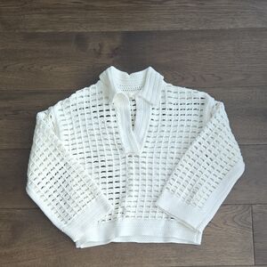 Knit Polo Sweater